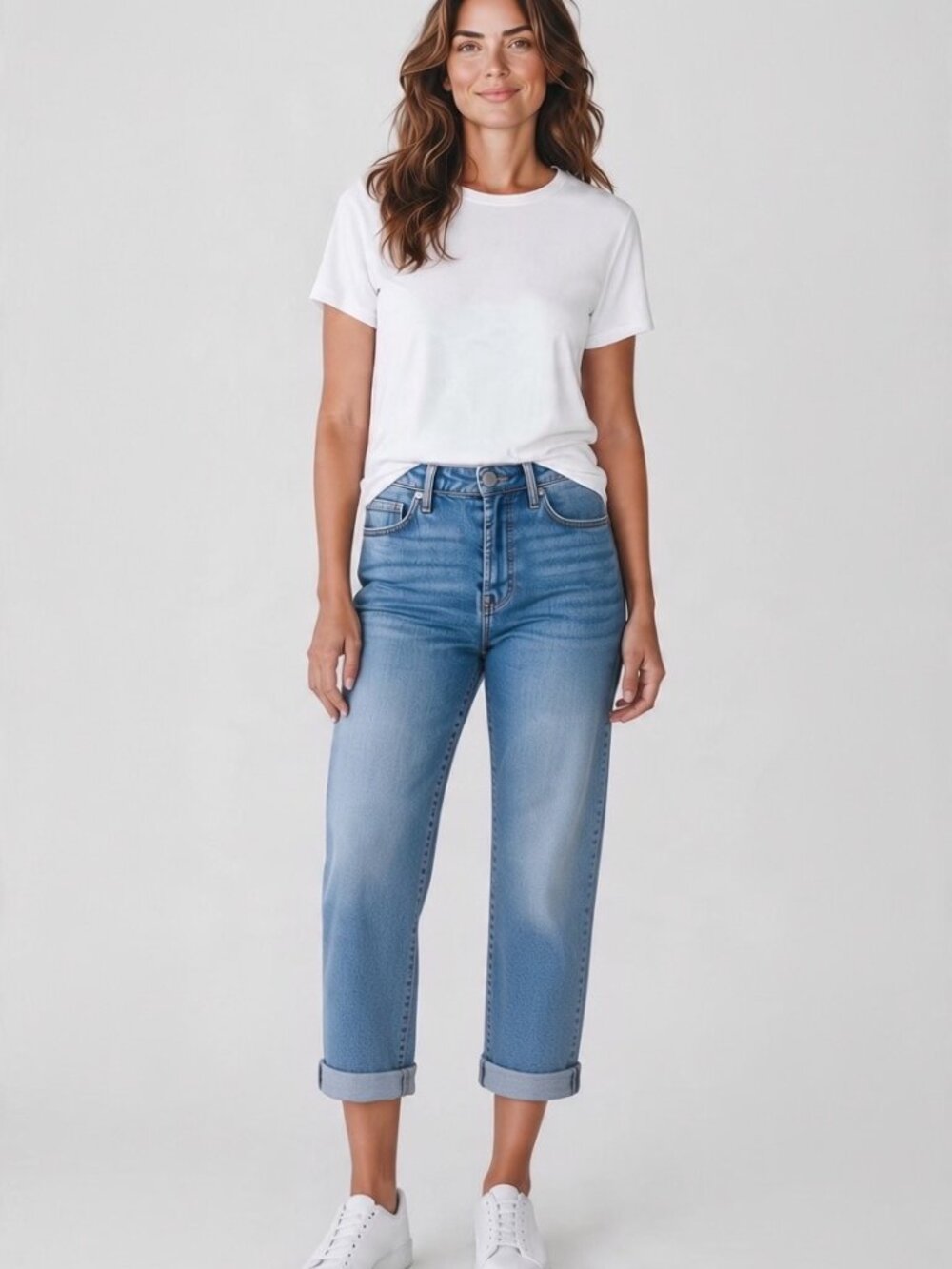 BKE Payton Mid-Rise Raw Hem Stretch Capri Jeans Size 33